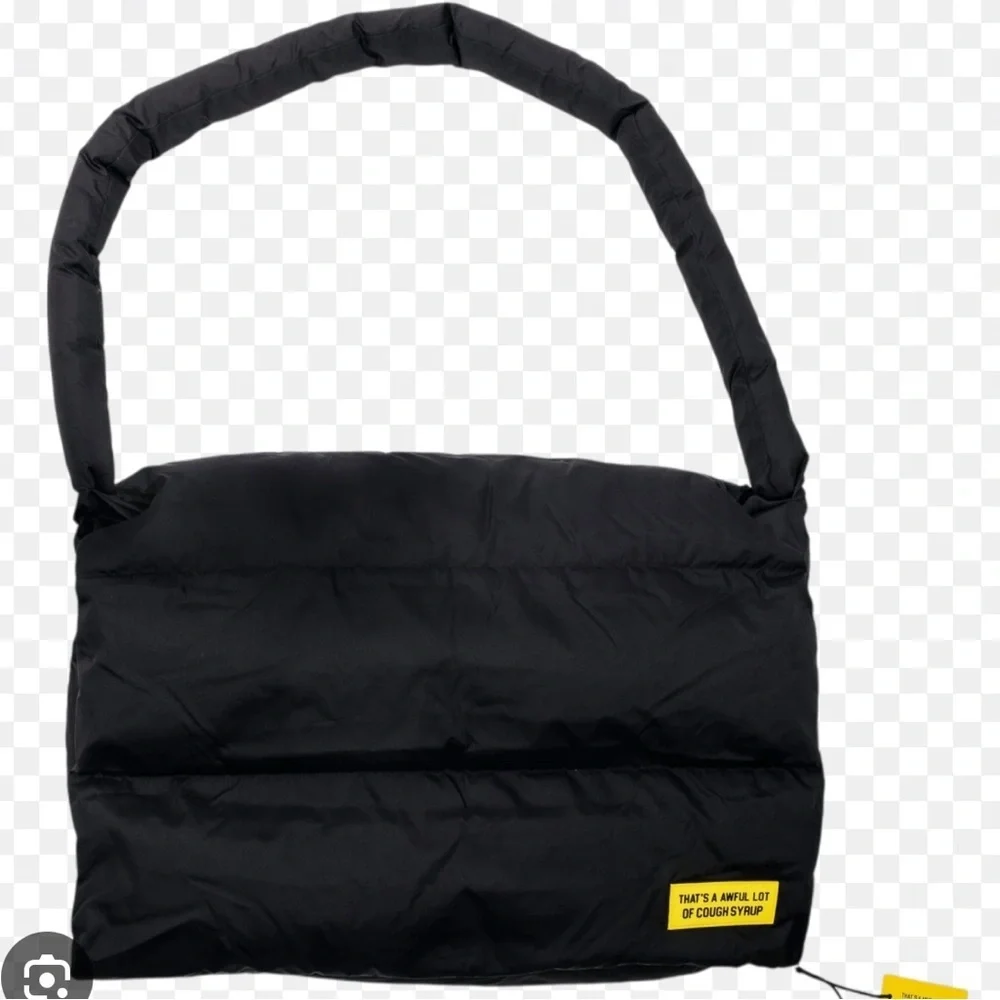 Thats An Awful Lot Of Cough Syrup Black Puffer Messenger